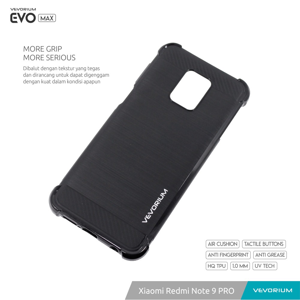 VEVORIUM EVO MAX Xiaomi Redmi Note 9 PRO Note 9 Anticrack Case