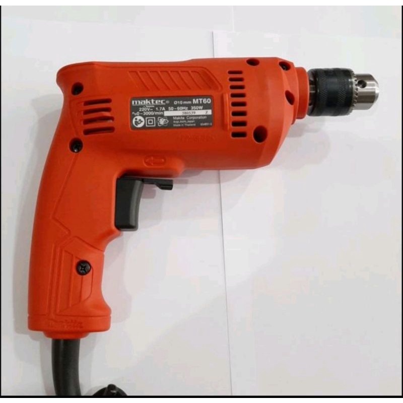 Mesin Bor 10mm Maktec MT60 Bor listrik 10mm Mesin bor tangan Maktec MT 60