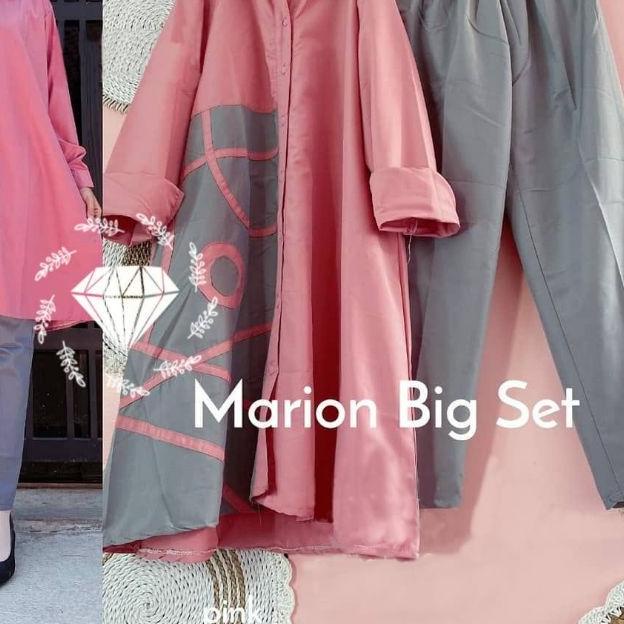 ◙ SET CELANA TUNIK MARION, MOSCREPE, GAMIS HIJAB MUSLIM, MAXY DRESS, SETELAN ☋