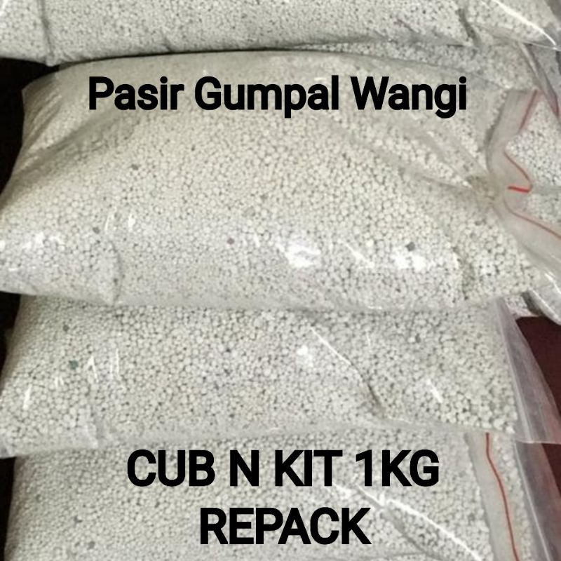 Pasir kucing Bentonite CubnKit Repack 1kg