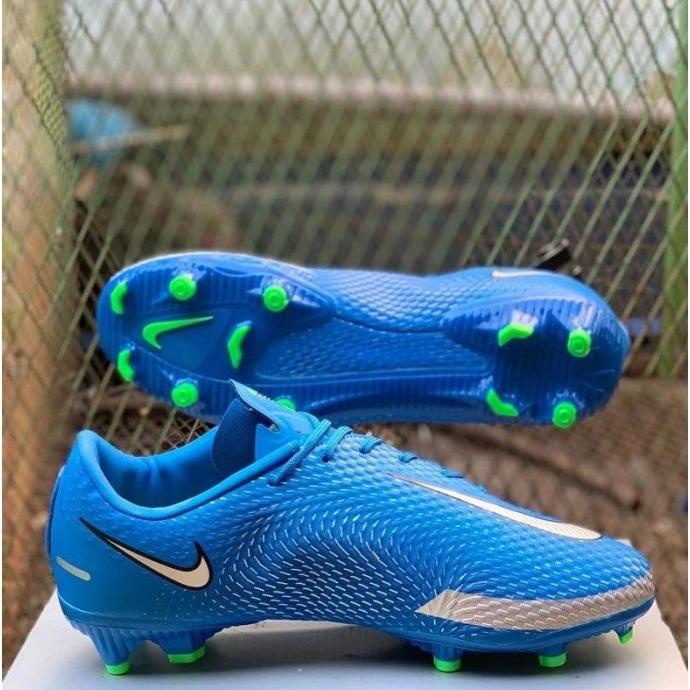 Sepatu Bola Nike Phantom Gt Academy Photo Blue Silver Fg S7968