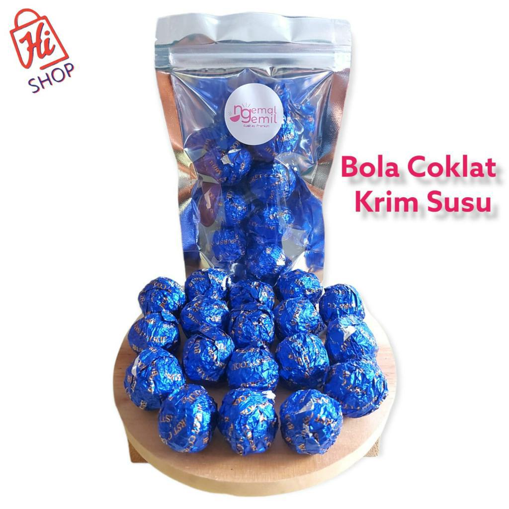 

Bola Coklat Cookie Krim Susu Cookie Wafer Ball With Milky Cream Kualitas Premium