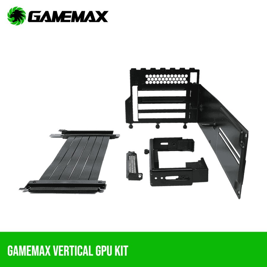 Gamemax Vertical GPU Kit with Riser Cable and VGA GPU Holder