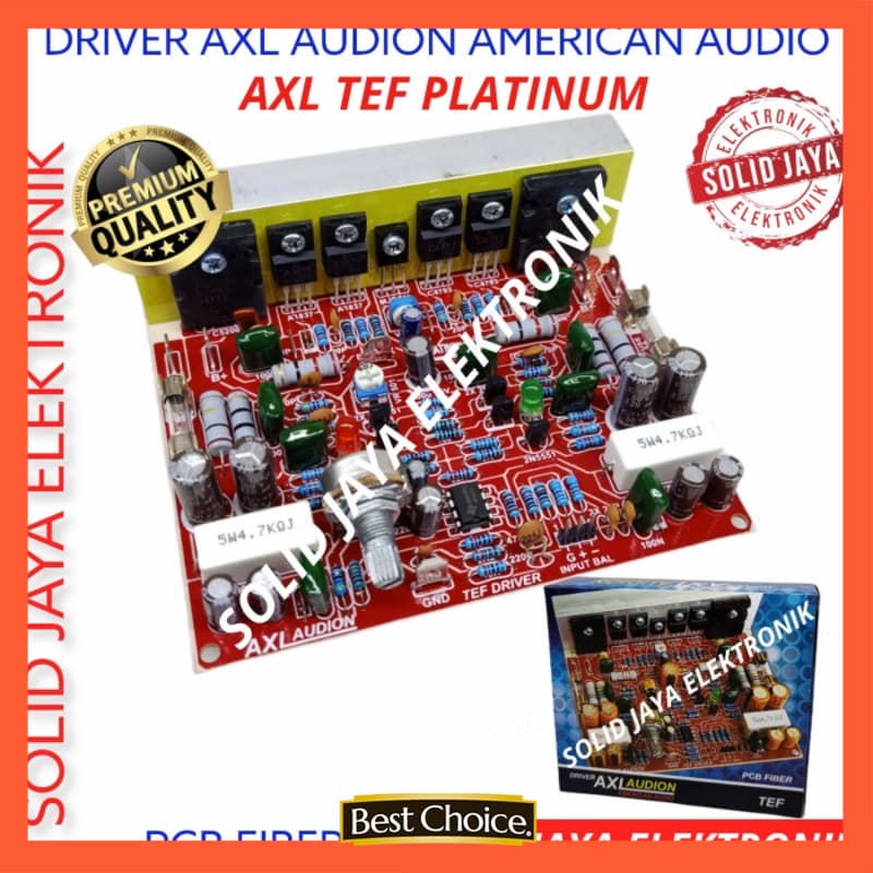 KIT DRIVER POWER AXL AUDION TEF AMERICAN AUDIO AMPLIFIER PLATINUM ASLI