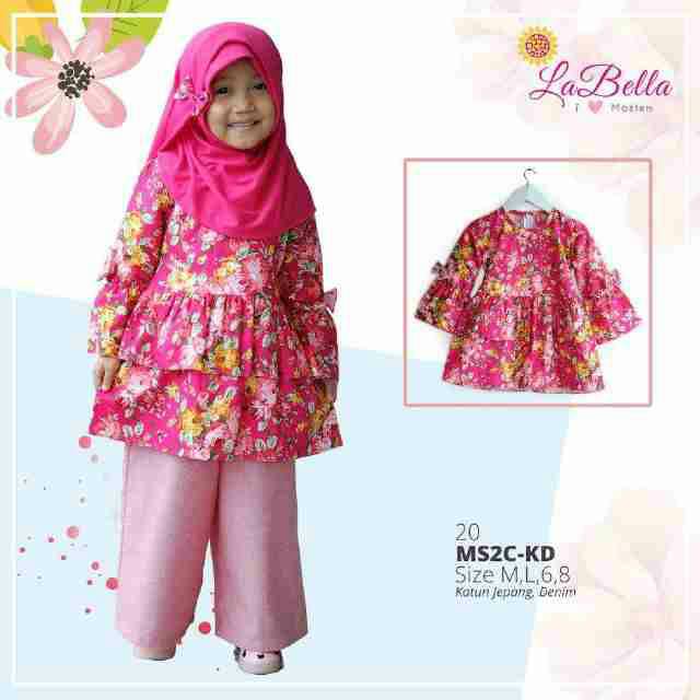 Gamis labella | baju muslim anak | gamis anak | gamis anak lucu | gamis anak cantik