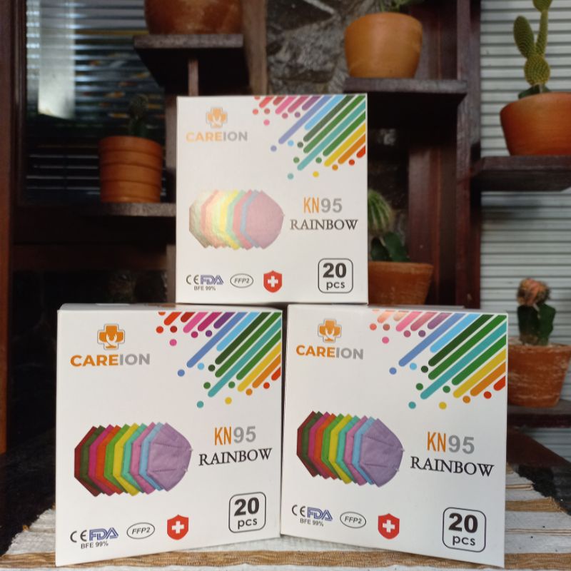 Masker Careion KN95 Rainbow