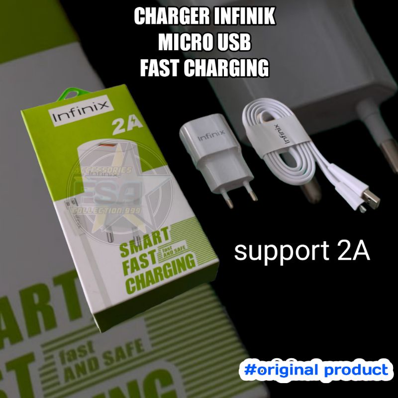 TRAVEL CHARGER INFINIK HOT 9 HOT 10 HOT 9 PLAY SMART 5 USB MICRO FLASH CHARGE BY INFINIX