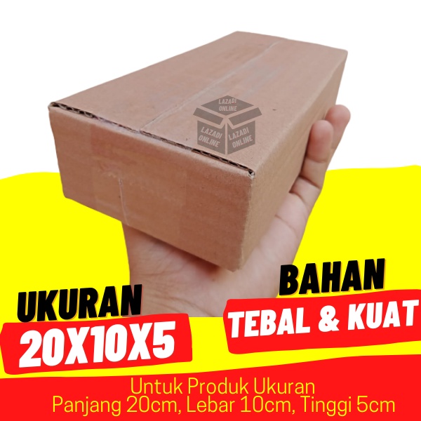

kardus packing Polos 20x10x5 box kotak packing pack kardus packing kecil kardus murah