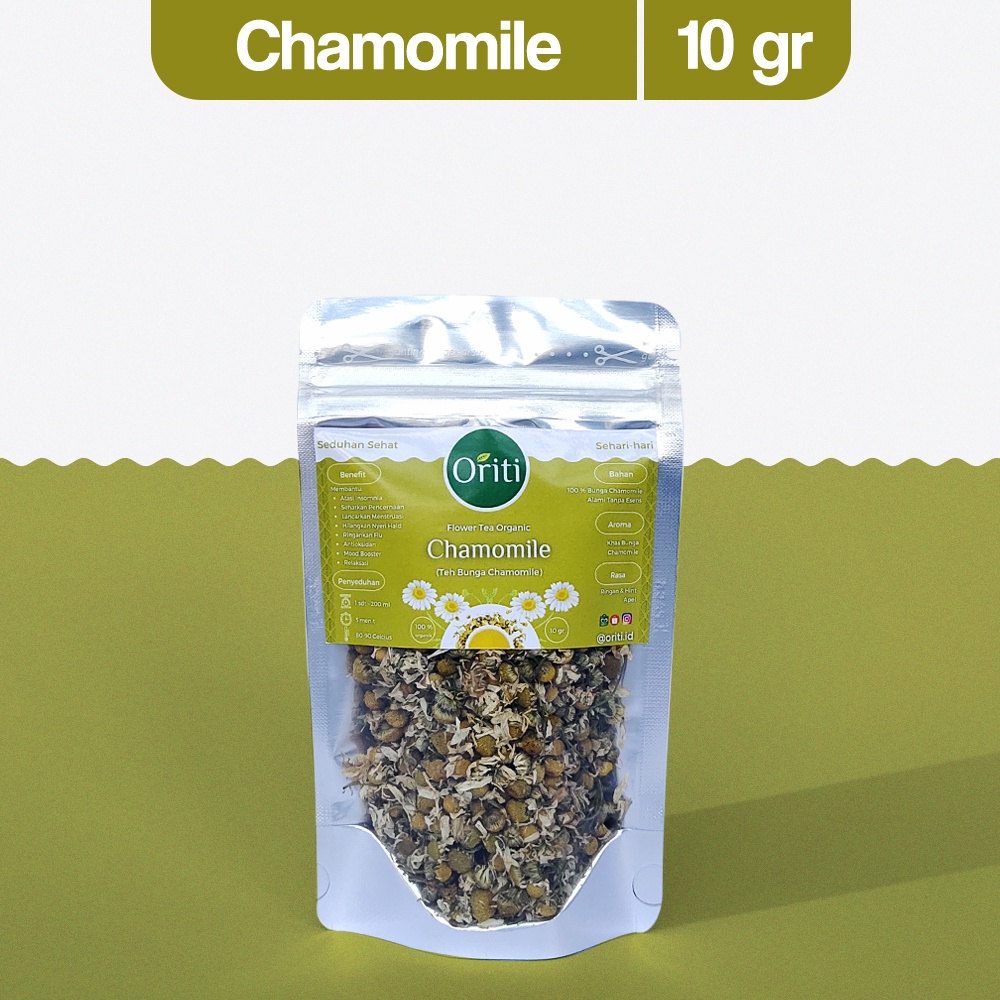 

CHAMOMILE TEA | Teh Chamomile | 10 gr | Teh Bunga Asli | Teh Bunga Premium | Oriti