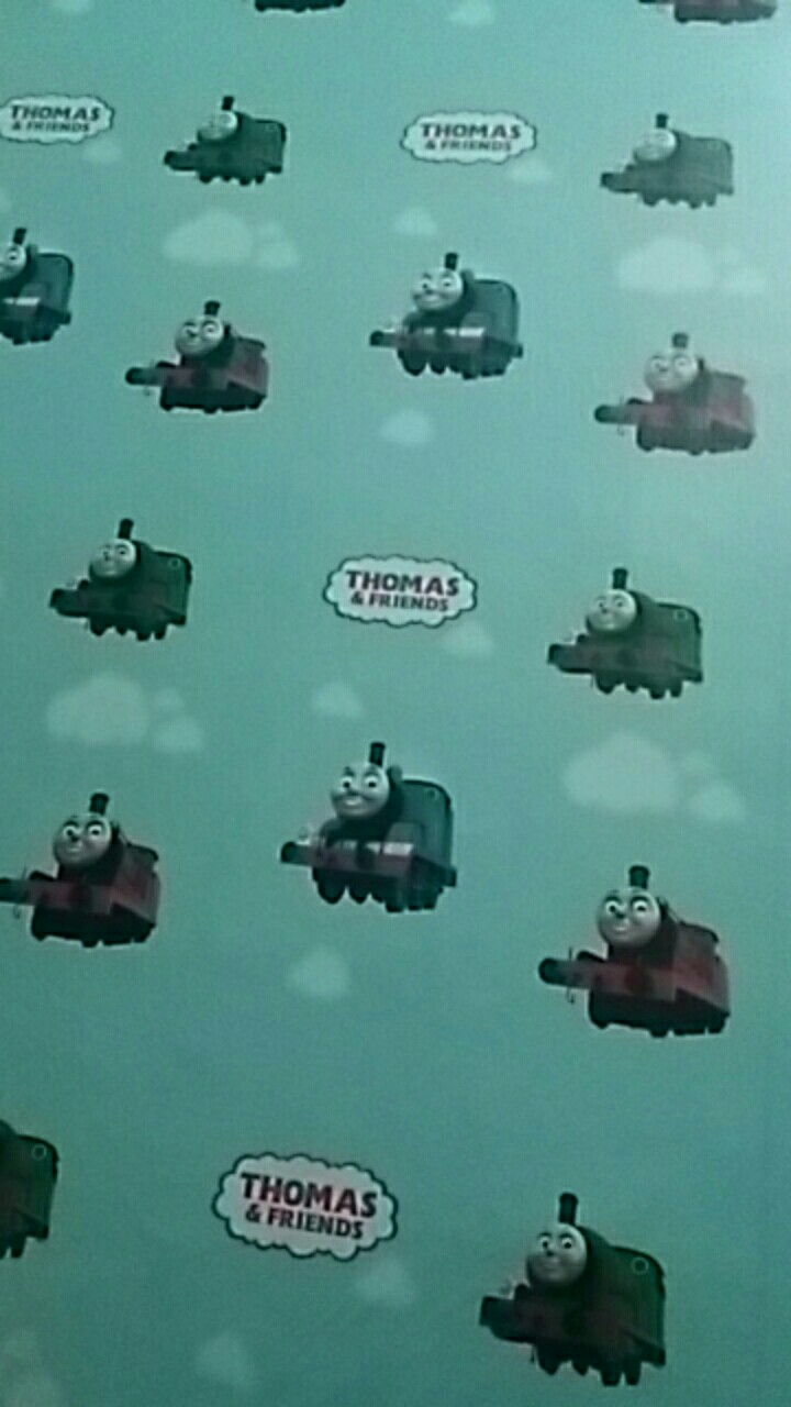 Wallpaper Dinding/wallstiker Dinding/wallpaper Dinding Anak Sticker Kartun Thomas N Freind 45cmx10m