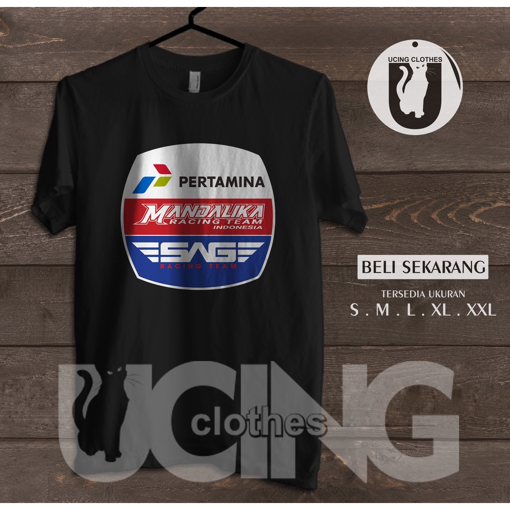 Kaos Baju Racing Pertamina Mandalika SAG Kaos Otomotif