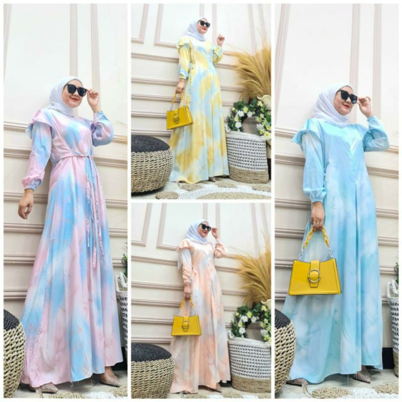 Tieday Maxy, maxi dress, maxy dress, gamis, gamis muslim, gamis cantik gamis modis, gamis busui,ootd