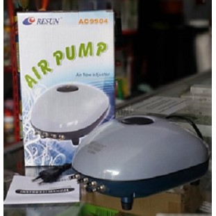 Pompa Udara Aerator 4 lubang RESUN AC-9904 Air Pump Aquarium AC9904