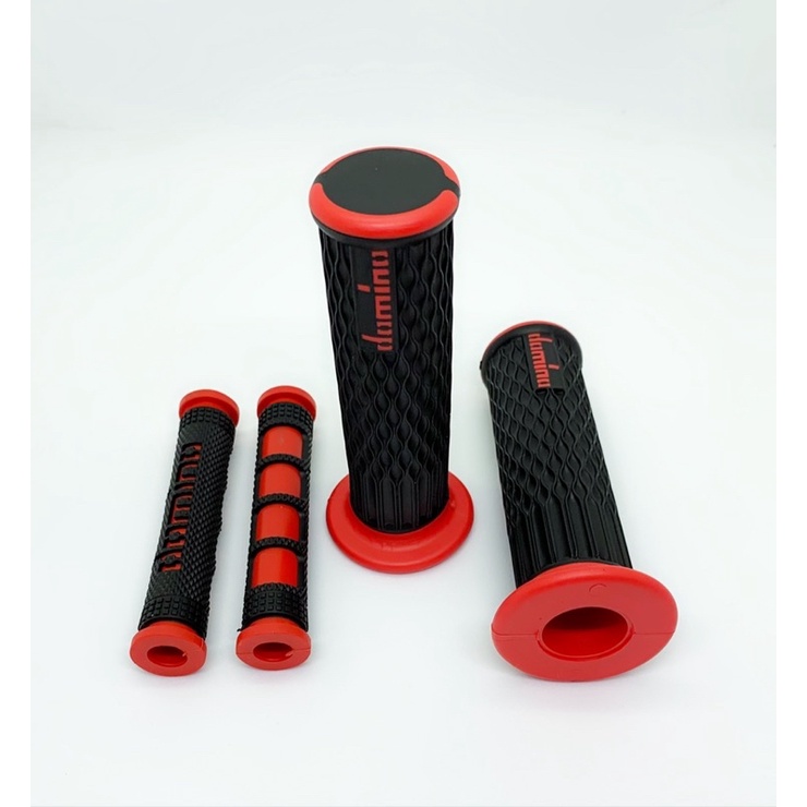 (PROMO PAKET MURAH) handgrip grip domino jaring plus karet handle rem semua motor bisa