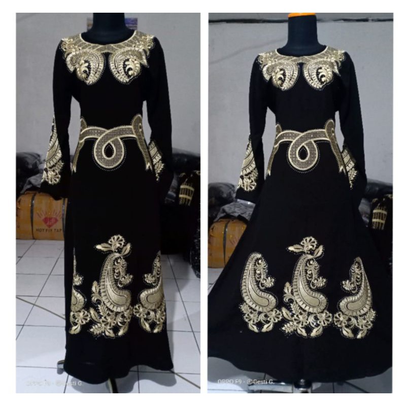 gamis abaya turki terbaru/gamis Arab kekinian/gamis abaya turki murah/gamis abaya turki mewah