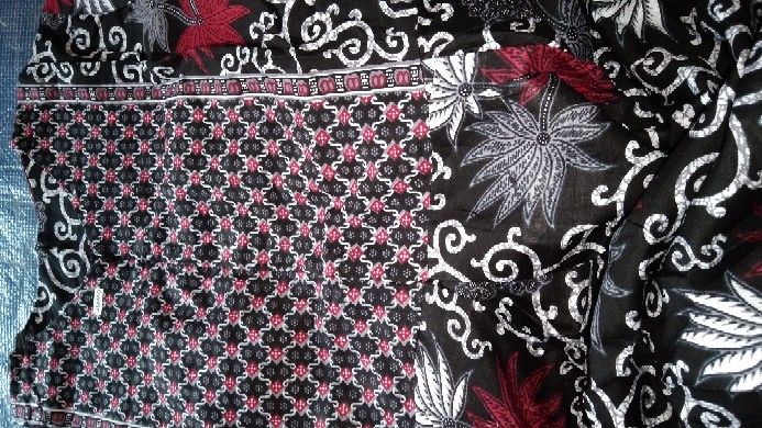 Batik Couple Gamis Batik Maura Sania Ruffle Ori Ndoro Jowi Dnt Size M L Xl All Size