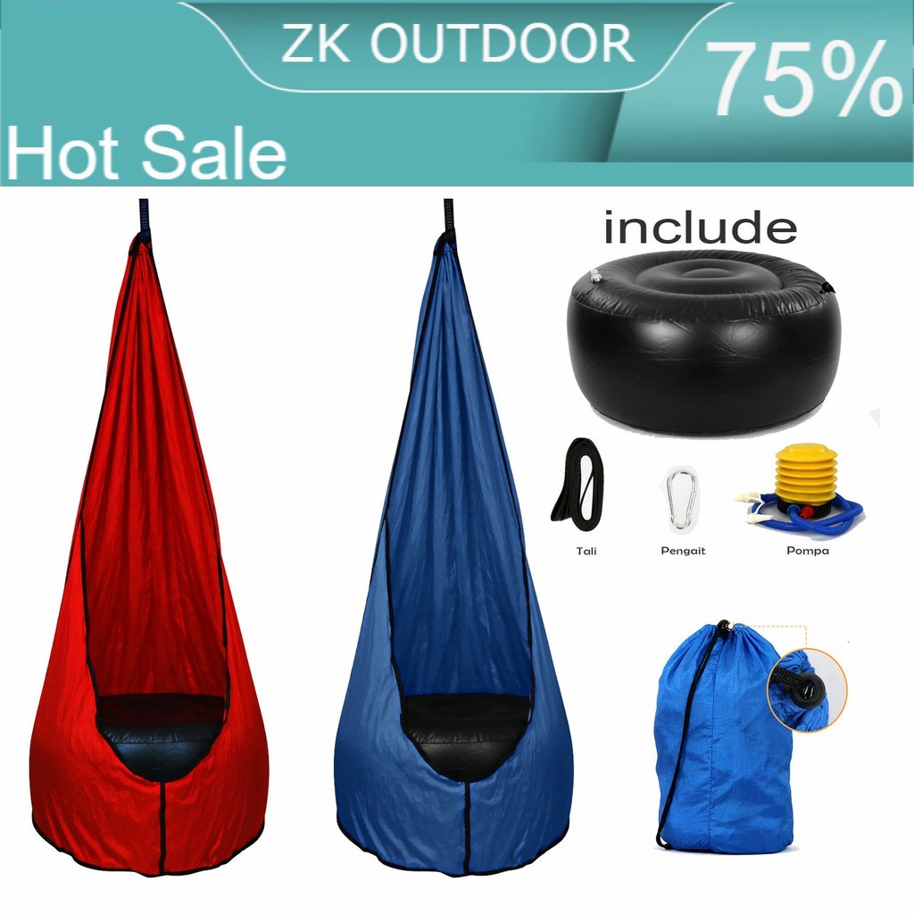 ayunan Hammock set MTG Free Bantal+Pompa+carabinner Deskripsi Termurah Ayunan Hammock DY001 Matougui