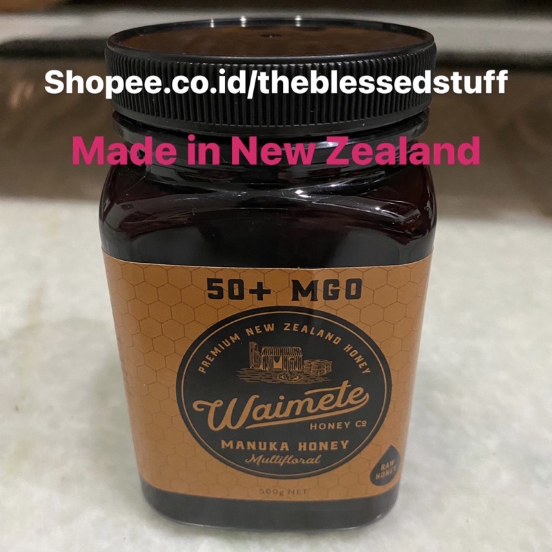 

Waimete Manuka Pure Honey Multiflora MGO 50+ 500g