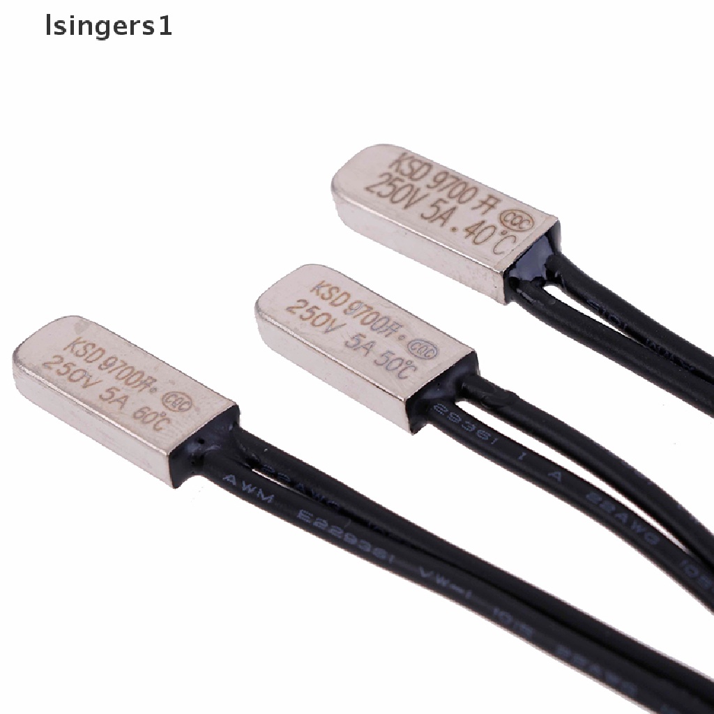 (lsingers1) 5pcs KSD9700 Derajat Celcius Thermostat Pengatur Suhu 5A 250V
