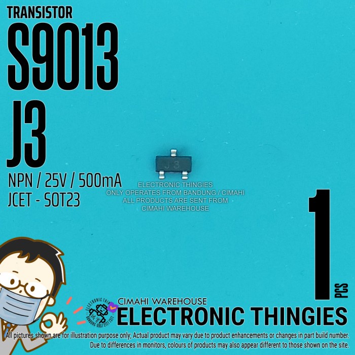 S9013 SOT23 JCET J3 TRANSISTOR SMD
