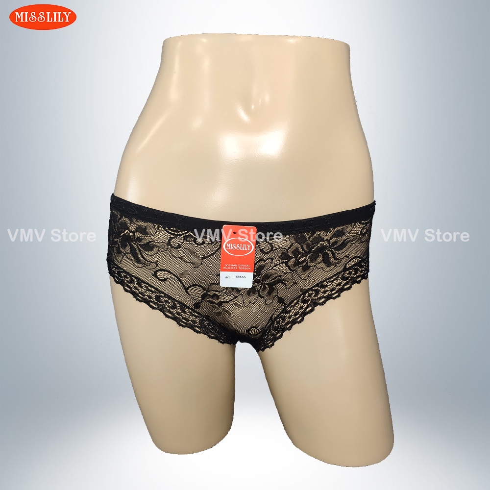 Celana Dalam Renda Wanita Misslily 68555 Sexy Lingerie CD Perempuan Transparan Miss Lily Daleman Dal