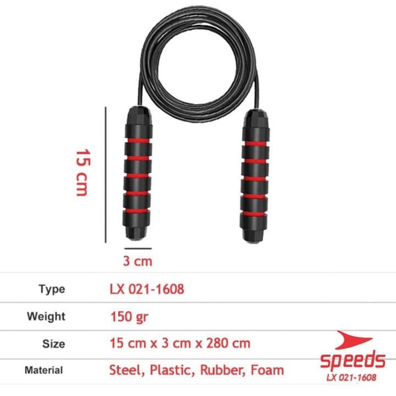 Skipping SPEEDS Alat  Lompat Tali Jump Rope / Alat Olah Raga