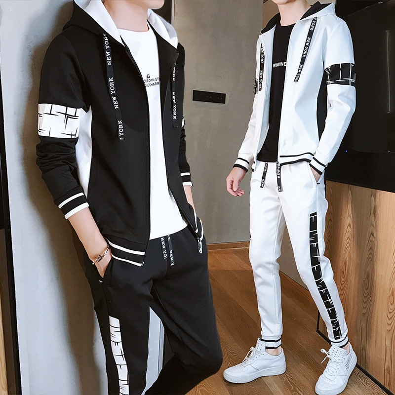 2019 Tren Pria Perapi Klasik  Korea  Musim Kasual  Pria Full Set Internet Panas Dua setelan Jas Kepr