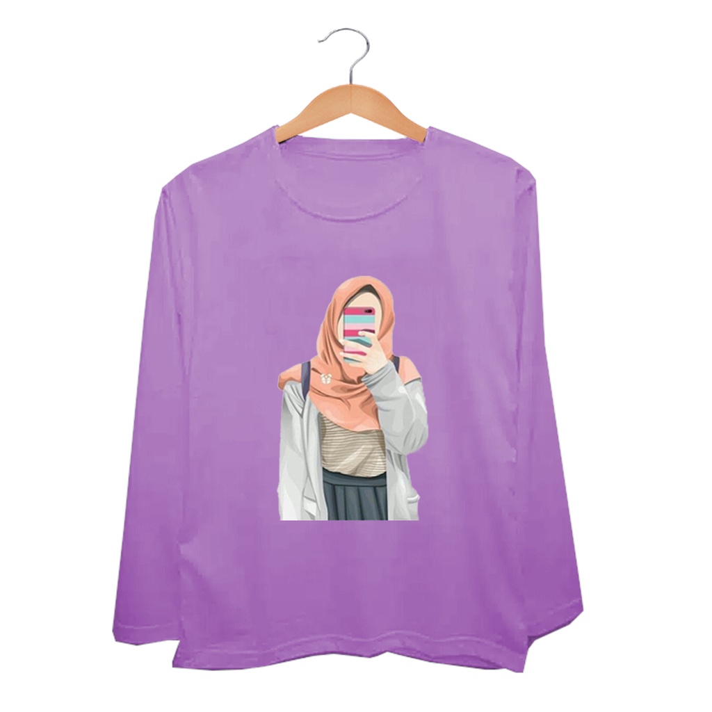 Kaos Panjang Hijabers Big Size XXL XL L M-2