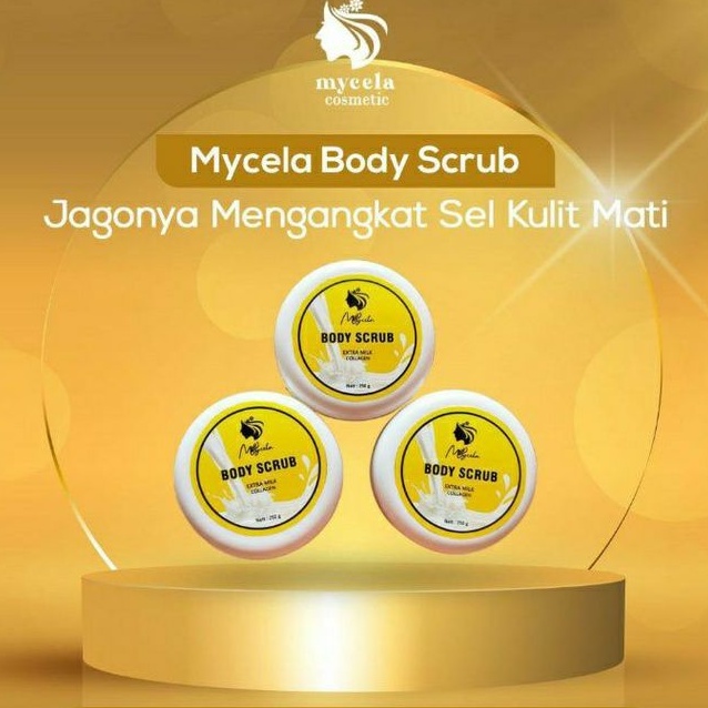 BODY SCRUB EXTRA MILK COLLAGEN / LULUR Mycela Beauty