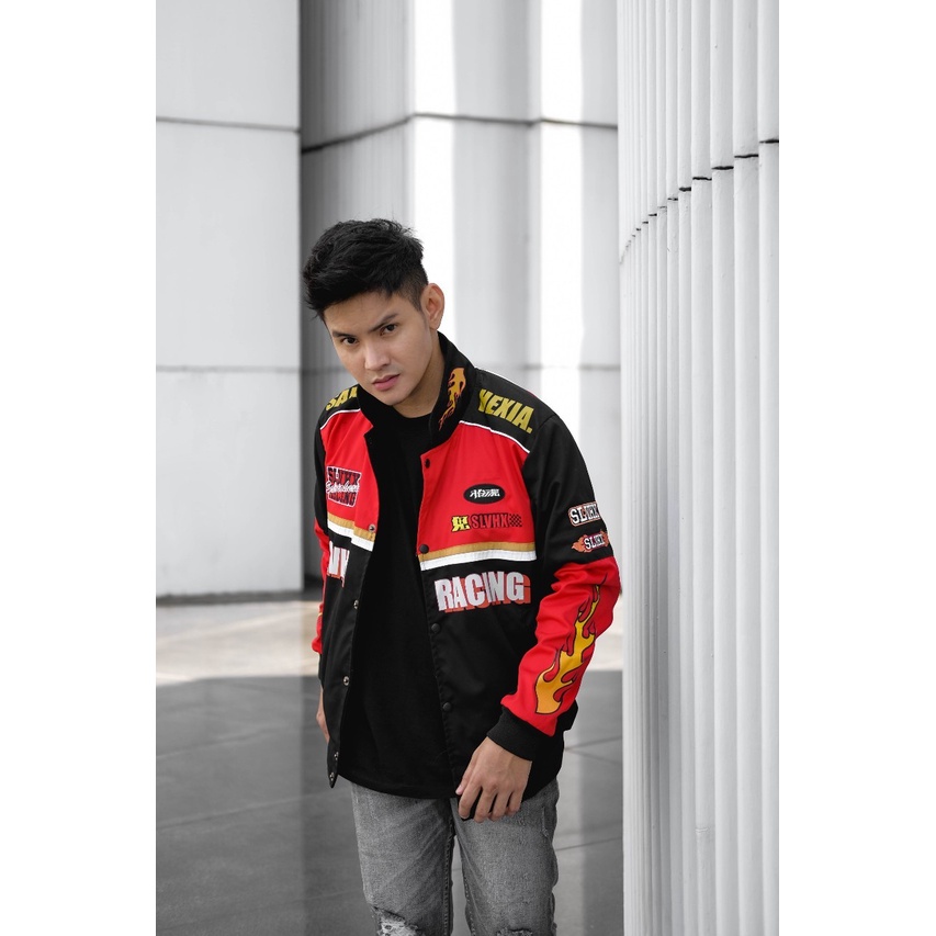 Jaket Pria - Nascar Jacket Vintage Racing Original Salvio Hexia - Jaket Racing - Jaket Sunmori - Jaket Motor Pria - Jaket Distro - Jaket Salvio Hexia