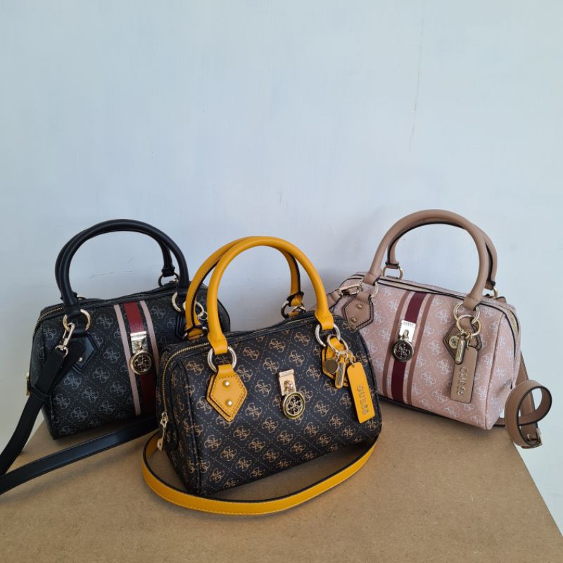 Tas Guess jensen bowling Small mirip speedy crossbody bowling bag GS GB GU3SS