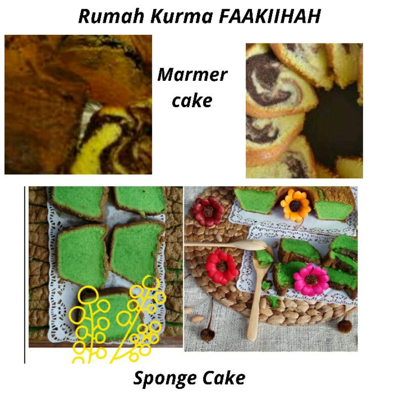 

Sponge cake pandan