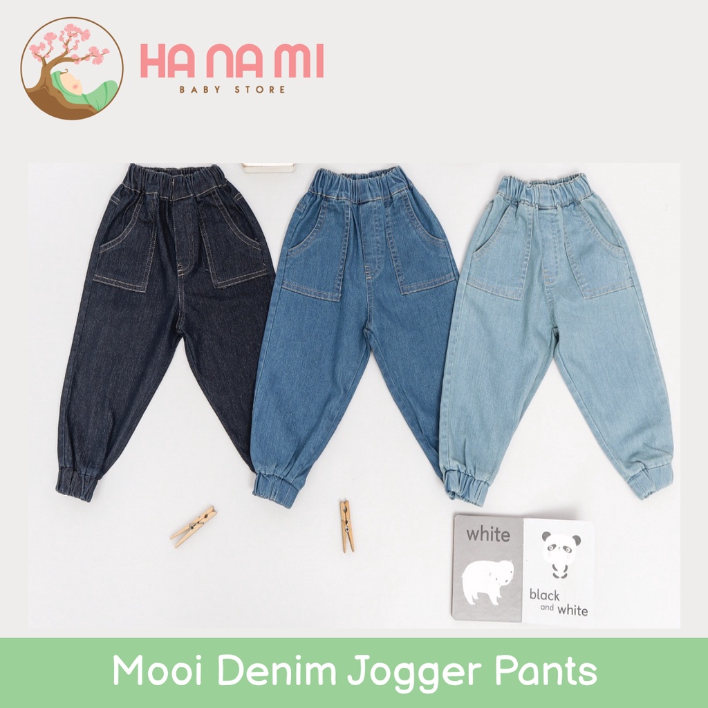 Mooi Denim Jogger Pants (Celana Jogger Anak)