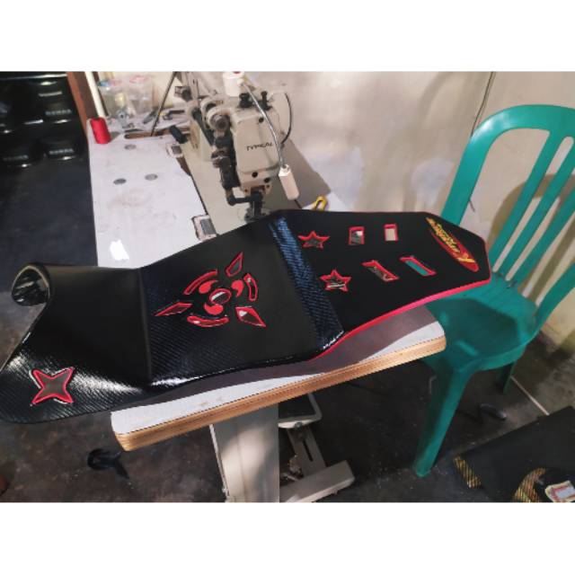 Jok slim vixion new NVL lubang variasi warna