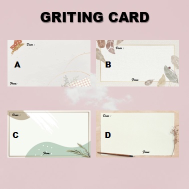 

GRITING CARD / KARTU UCAPAN