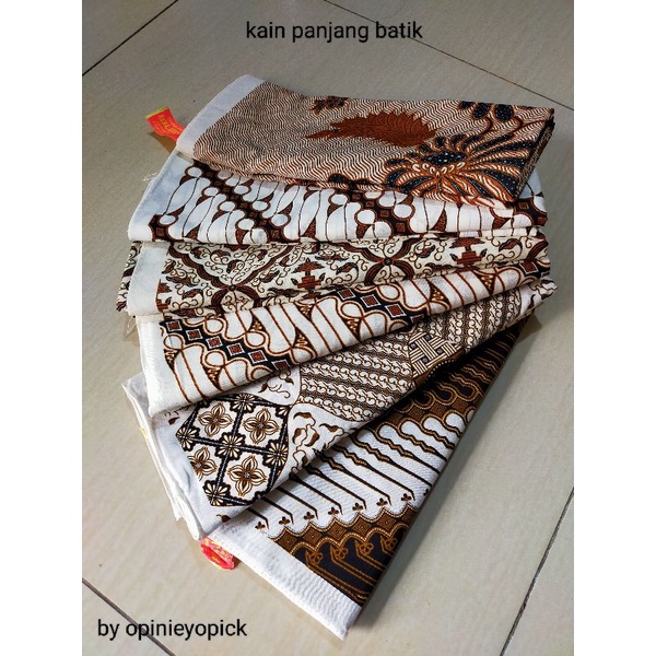 Kain batik panjang halus/tapih murah/kain jarik ibu melahir kan/bawahan kebaya/kain batik terlaris/cap cent asli/batik pekalongan