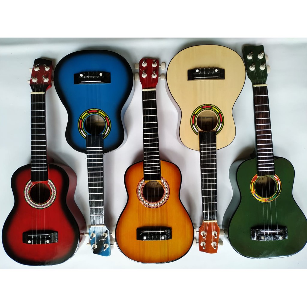Ukulele Kentrung Senar 4 Softcase Pick Banyak Pilihan Warna Indonesia