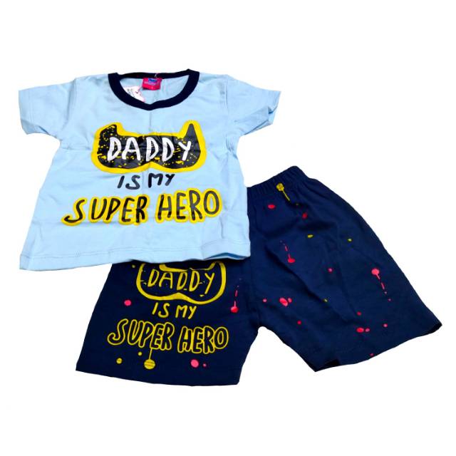 SETELAN BAJU  ANAK  LAKI  LAKI  USIA  1  6 TAHUN  GAMBAR  DADDY 