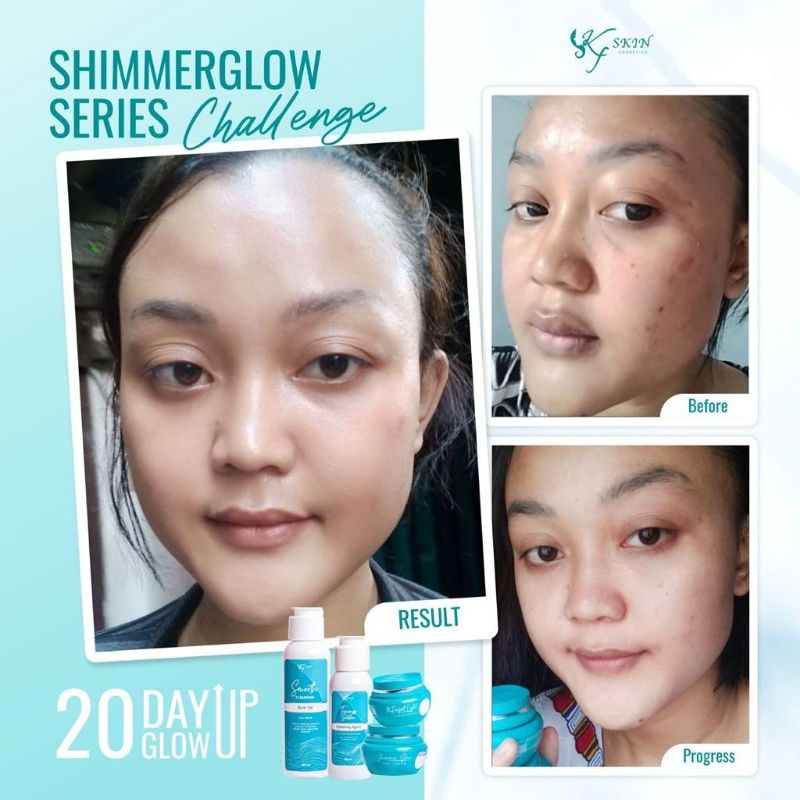 Kf skin shimmer glow step 2 tanpa serum/ lc beauty new