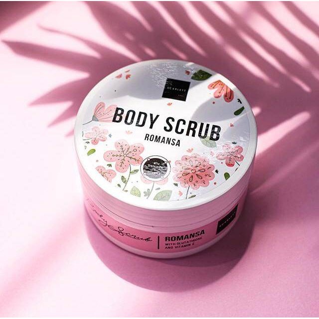 SCARLET Whitening Body Scrub Scarlett By Felicya Angelista ORIGINAL