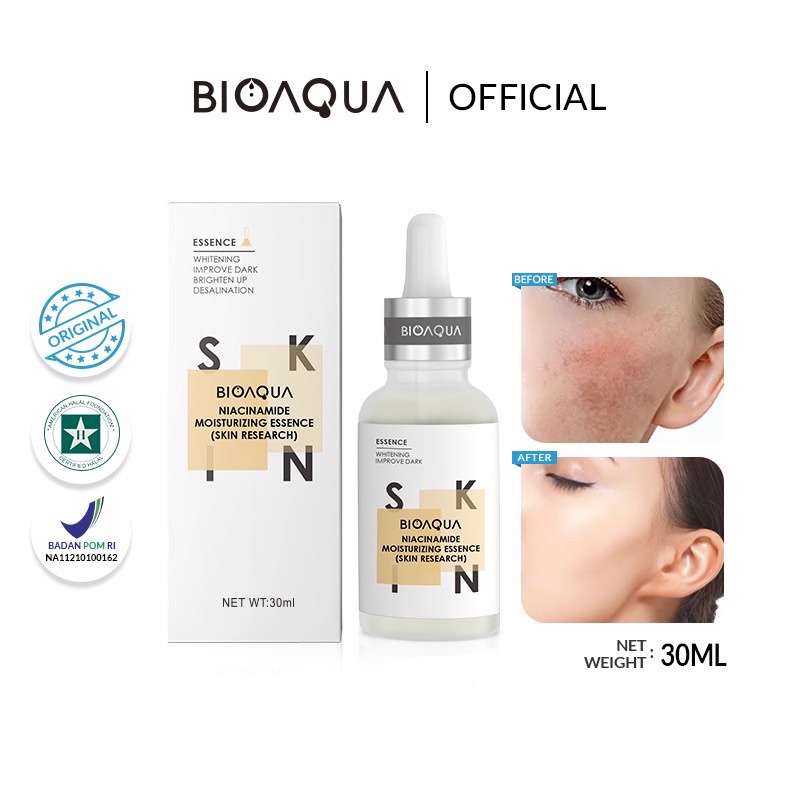 BIOAQUA Face Serum 30ml 50ml / Serum Wakah Niacinamide Brightening / Hyaluronic Acid Serum/ Anti Aging / Acne