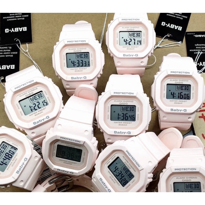 Jam Tangan Wanita Casio Baby-G BGD-560-4 Pink Full sett