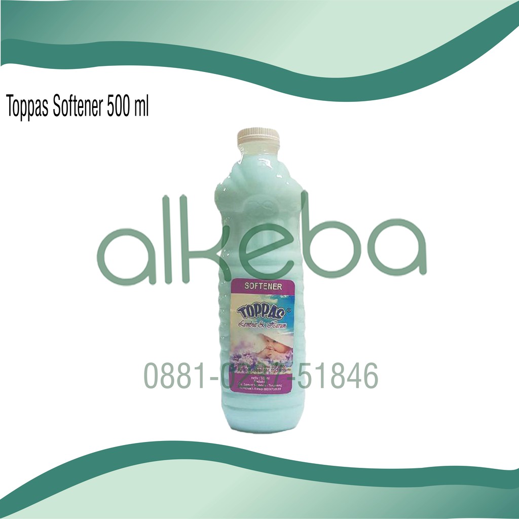 Toppas Softener botol 500 ml pewangi pakaian pelembut