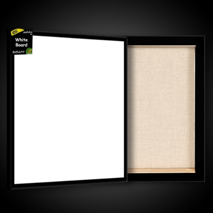 

White Board Melamin Papan Tulis Putih By Ravalio 40x70 cm
