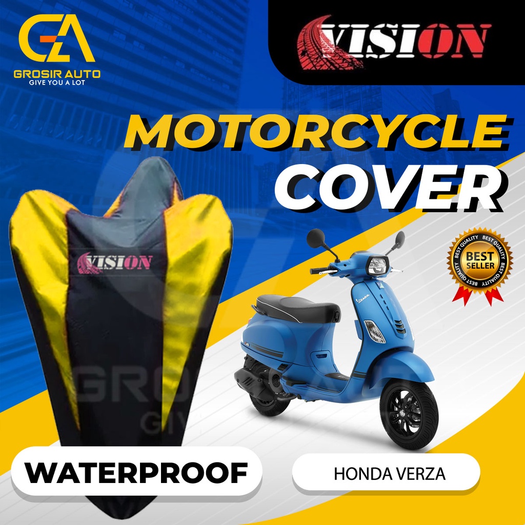 Sarung Motor VESPA Antiair Vision / Cover Selimut Penutup Sarung Mantel Motor Vision