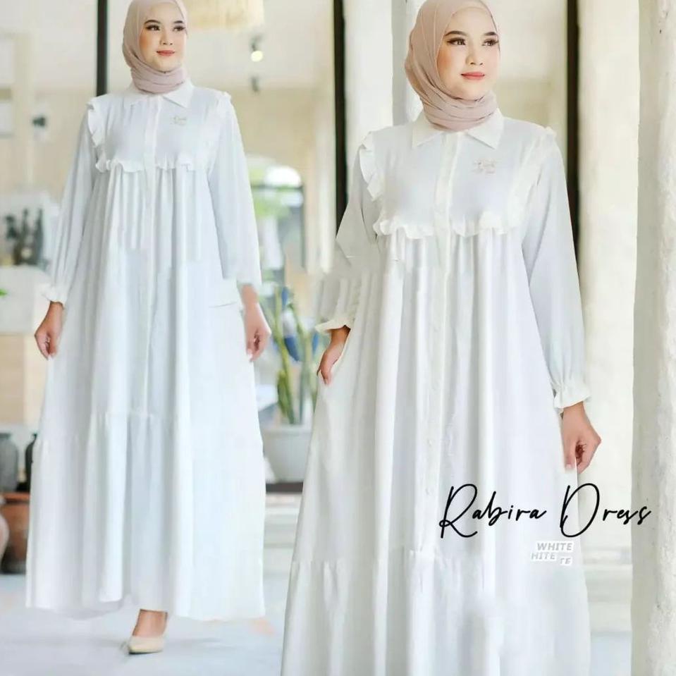 PRG.4578 • RABIRA DRESS GAMIS  CRINKLE PREMIUM DRESS WANITA2022 BAJU KONDANGAN REMAJA KEKINIAN OOTD 