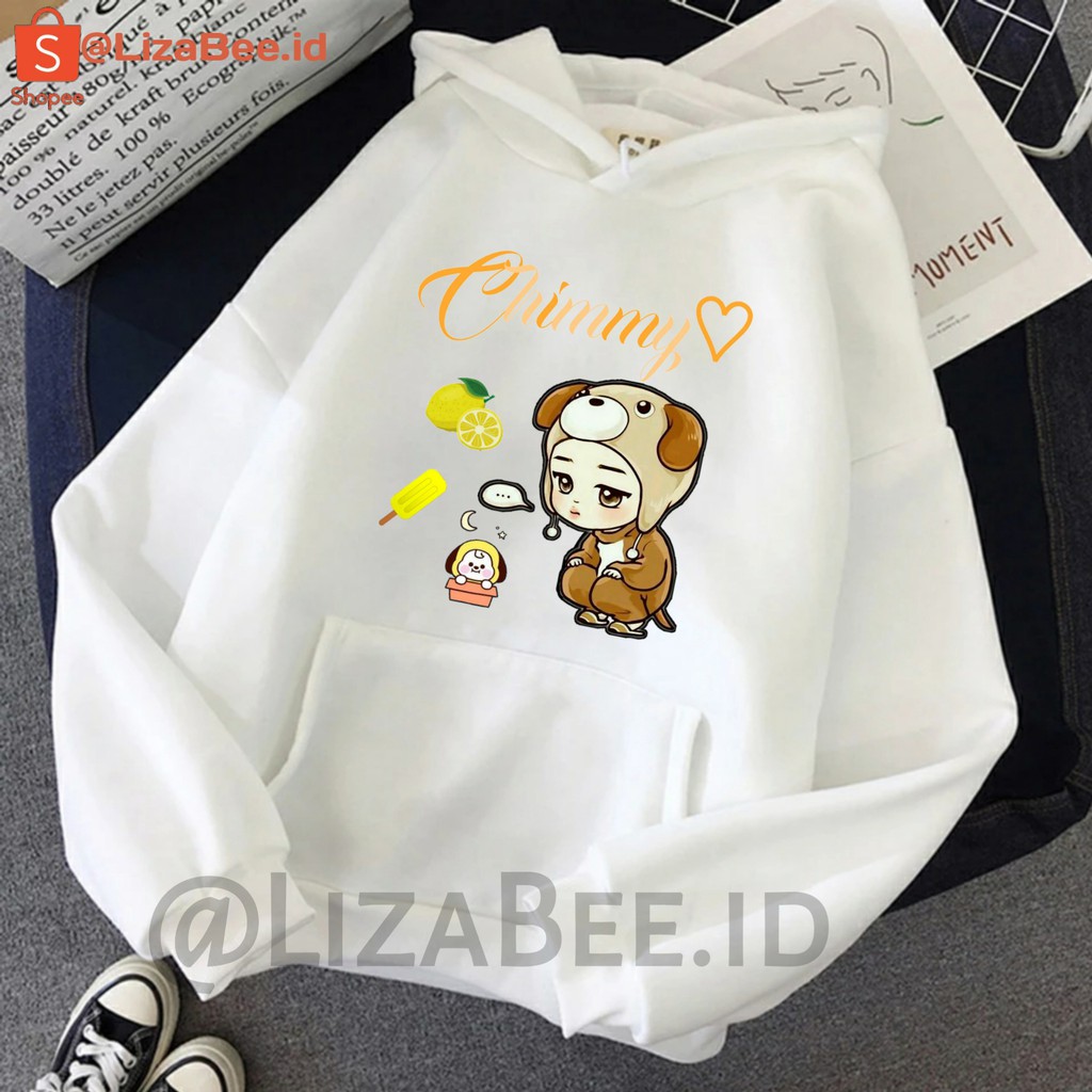 Hoodie Chimmy Bt21 Wanita Sweater Bt21 Chimmy Anak Perempuan Dewasa Hodie BTS Oversize Jumbo Murah