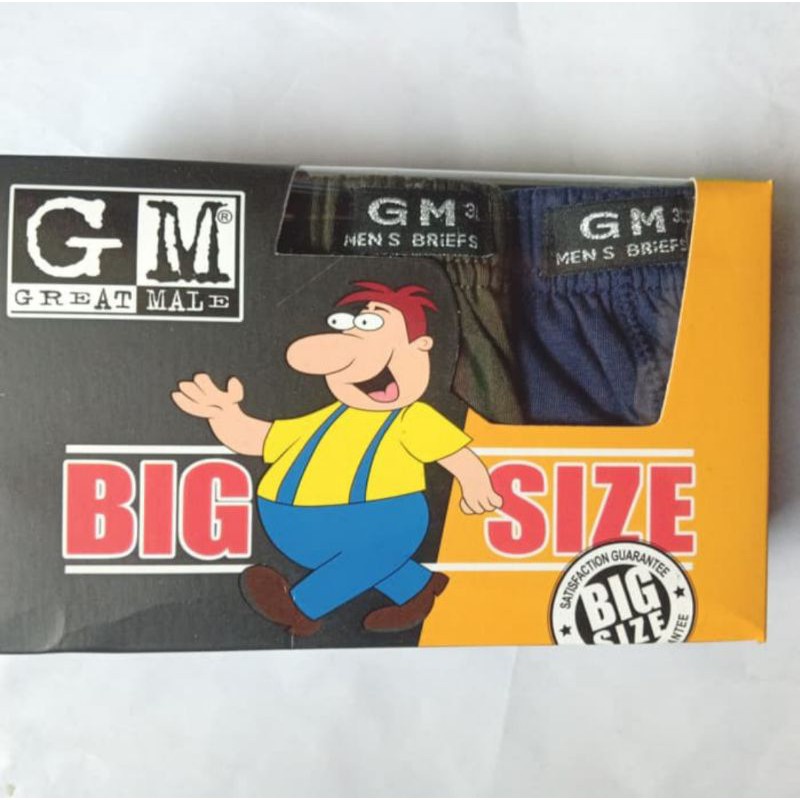 1box_GM celana dalam jumbo pria dewasa size XXL.XXXL.XXXXL / CD PRIA JUMBO / CD GM BIG SIZE