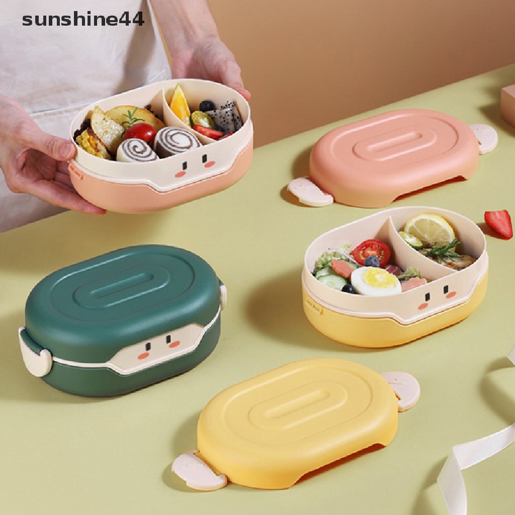 Sunshine Kotak Makan Siang 780ml Motif Kartun Anime Warna-Warni Untuk Anak Sekolah