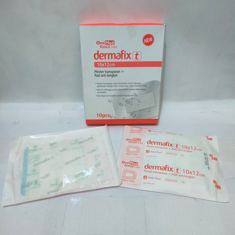 Dermafix 10 x 12 onemed / Plester rawat luka anti air / Dermafix / Onemed / Dermafix 10x12